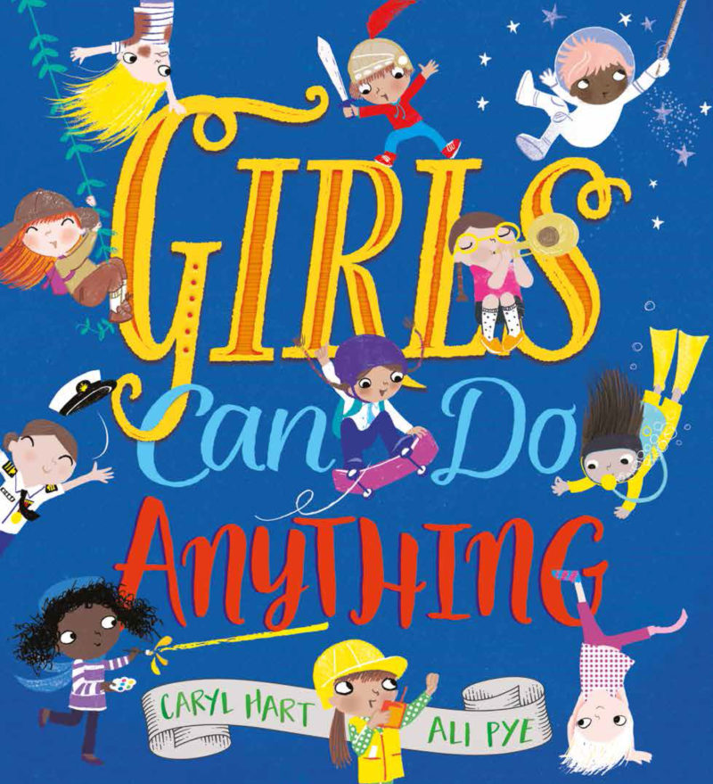 Girls can do anything book cover