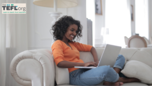 Teaching English online working from your sofa